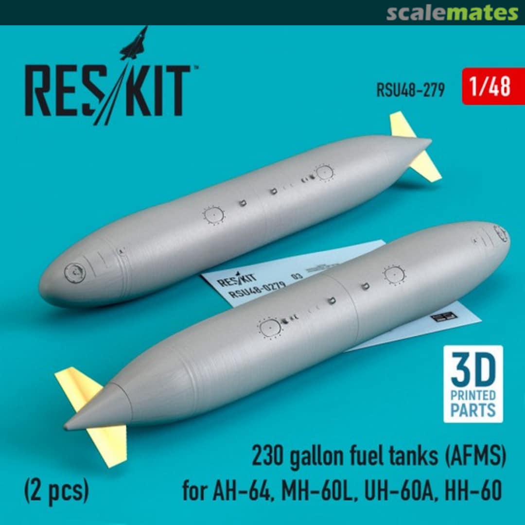 Boxart 230 Gallon Fuel Tanks (AFMS) RSU48-0279 ResKit