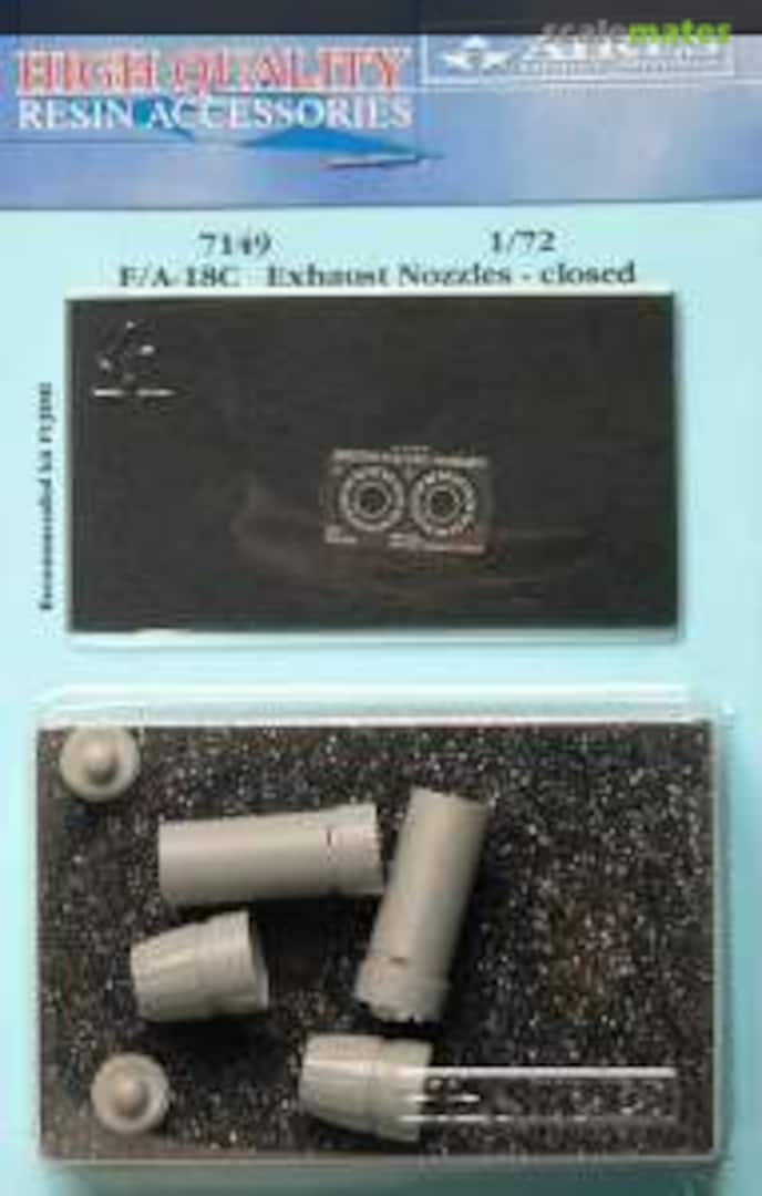 Boxart F/A-18C Exhaust Nozzles – closed 7149 Aires