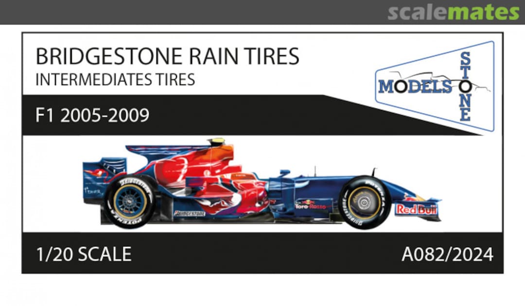 Boxart Bridgestone Rain Tires - F1 2005-2009 A082/2024 Stone Models