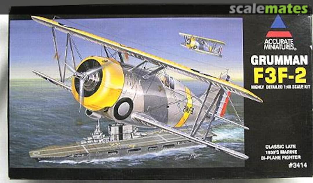 Boxart Grumman F3F-2 3414 Accurate Miniatures