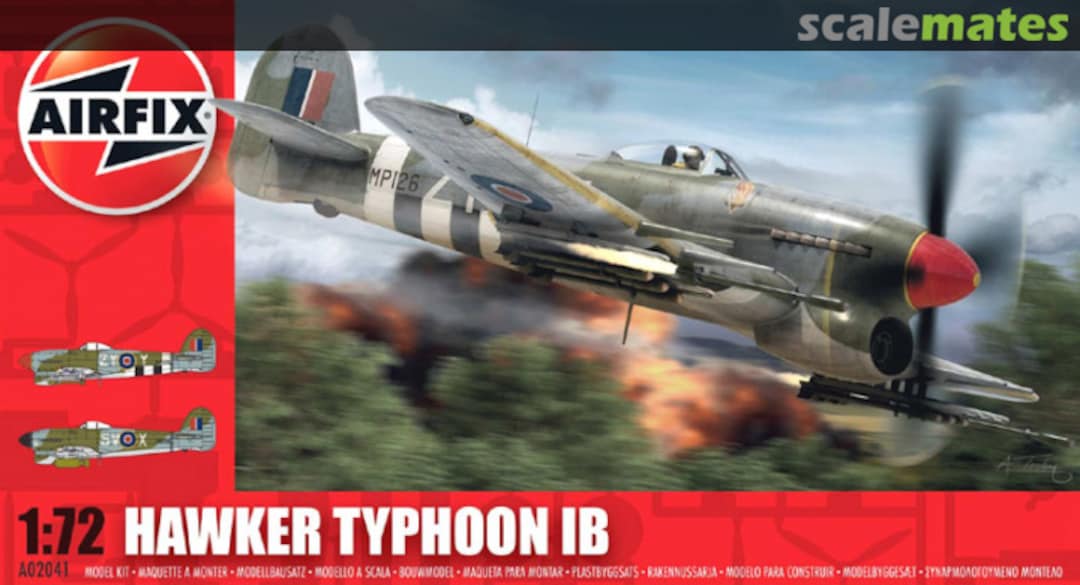 Boxart Hawker Typhoon IB A02041 Airfix