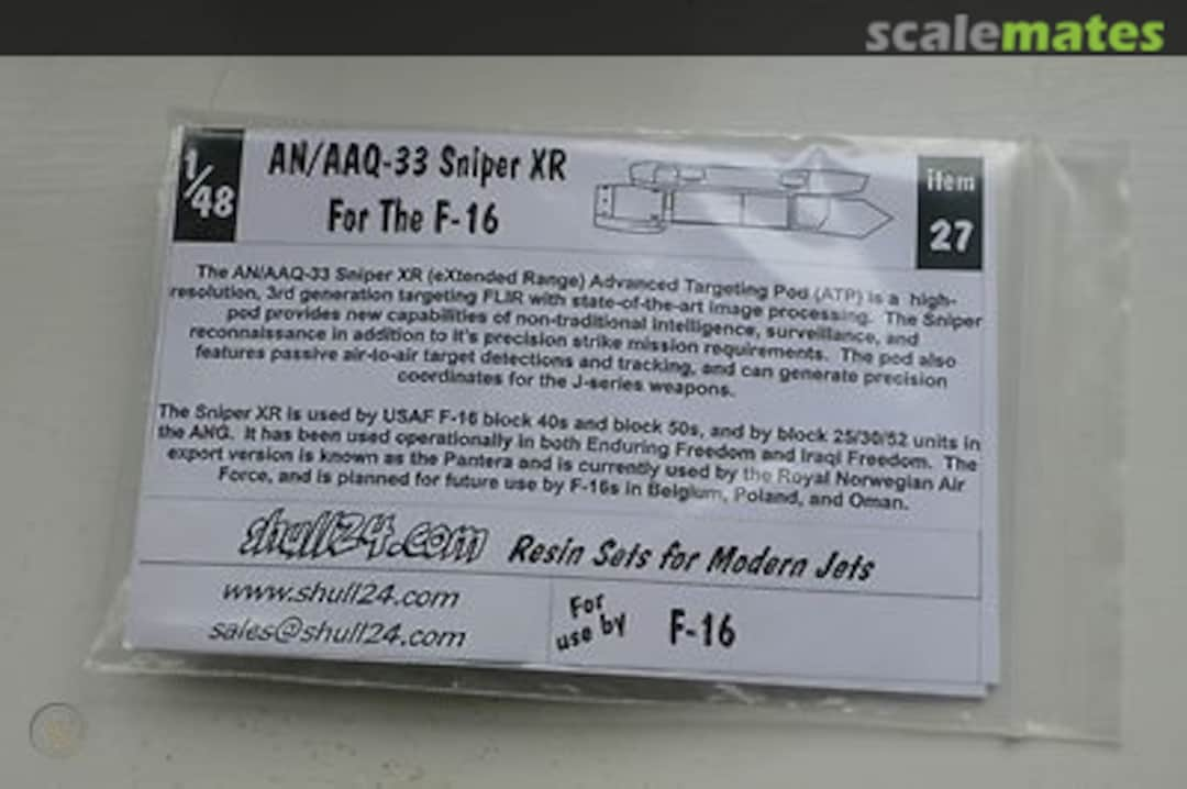 Boxart AN/AAQ-33 Sniper XR 27 Shull24