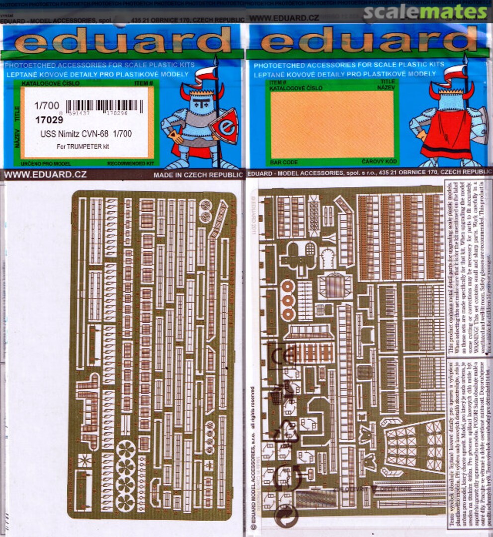 Boxart USS Nimitz CVN-68 17029 Eduard