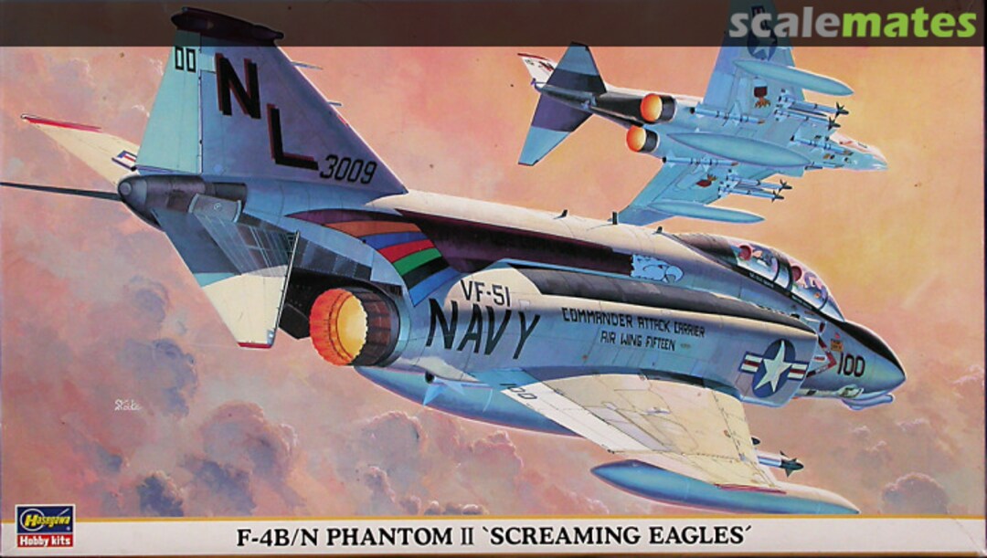 Boxart F-4B/N Phantom II 'Screaming Eagles' 00151 Hasegawa