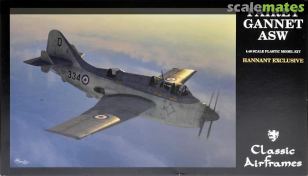 Boxart Fairey Gannet ASW 4158 Classic Airframes