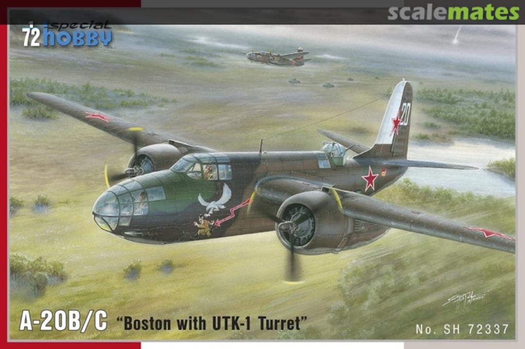 Boxart A-20B/C "Boston with UTK-1 Turret" SH72337 Special Hobby