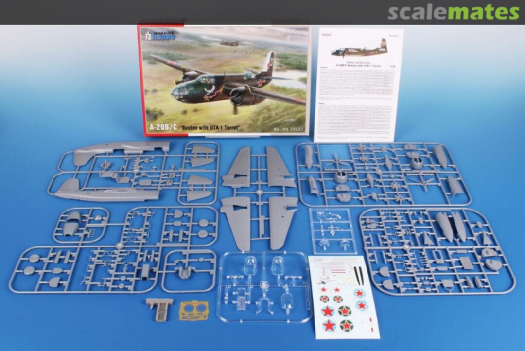 Contents A-20B/C "Boston with UTK-1 Turret" SH72337 Special Hobby