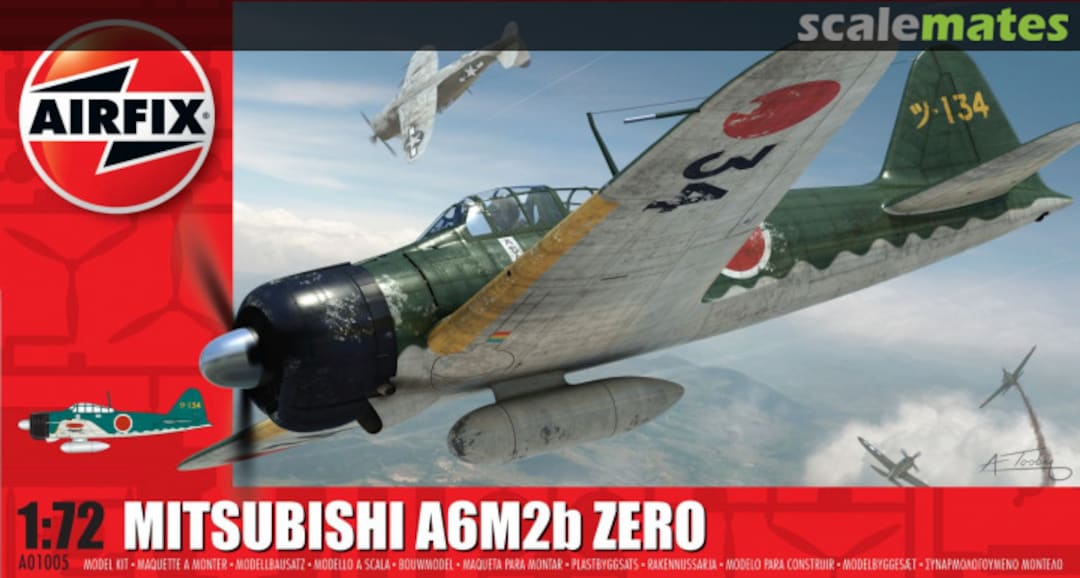 Boxart Mitsubishi A6M2b Zero A01005 Airfix