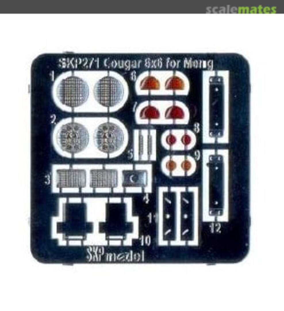 Boxart Lenses and tailights for Cougar 6x6 SKP 271 SKP model