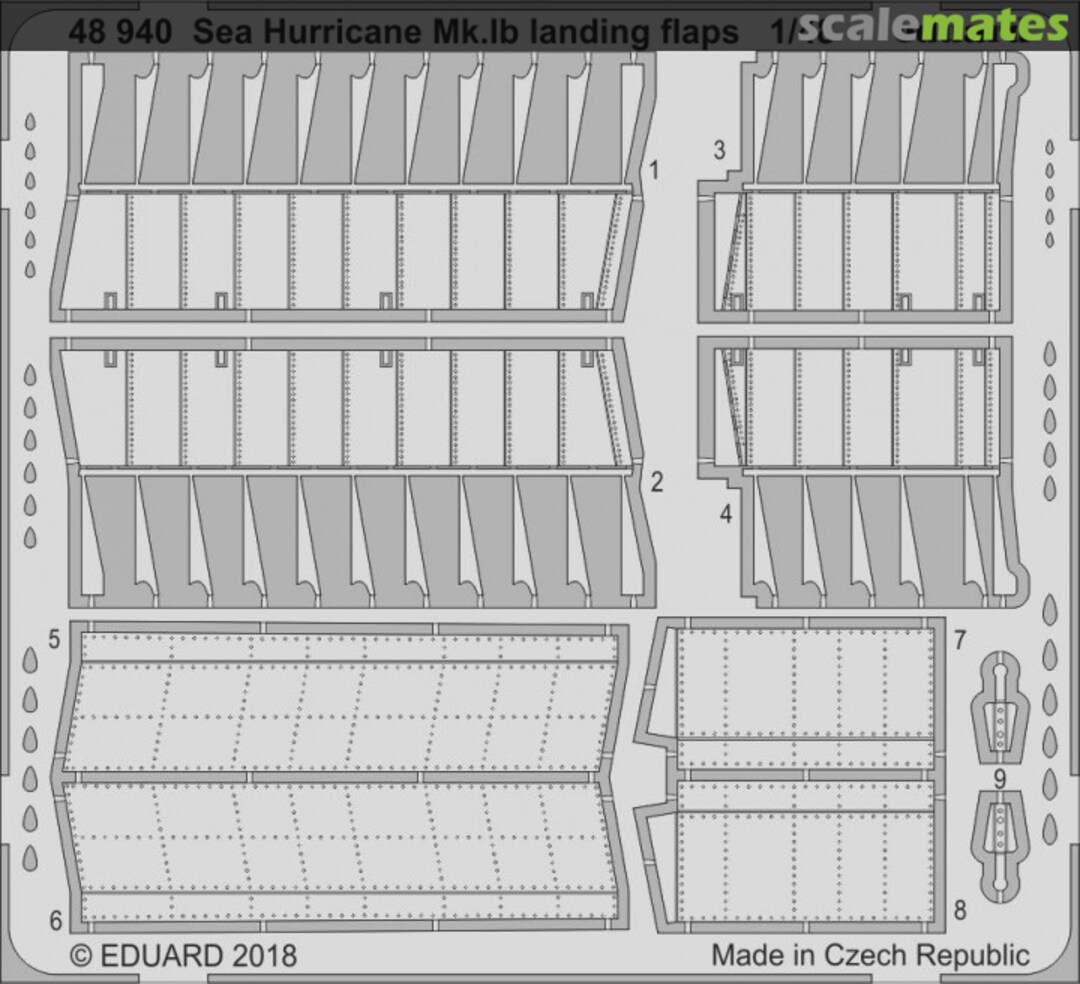 Boxart Sea Hurricane Mk.Ib landing flaps 48940 Eduard