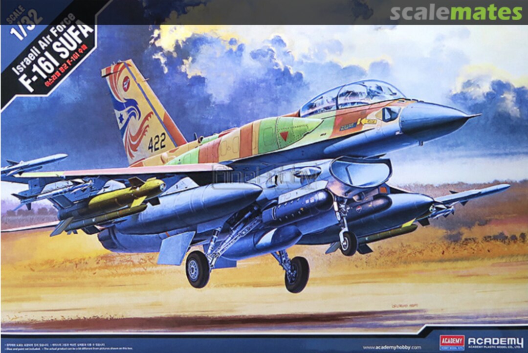 Boxart F-16I SUFA 12105 Academy