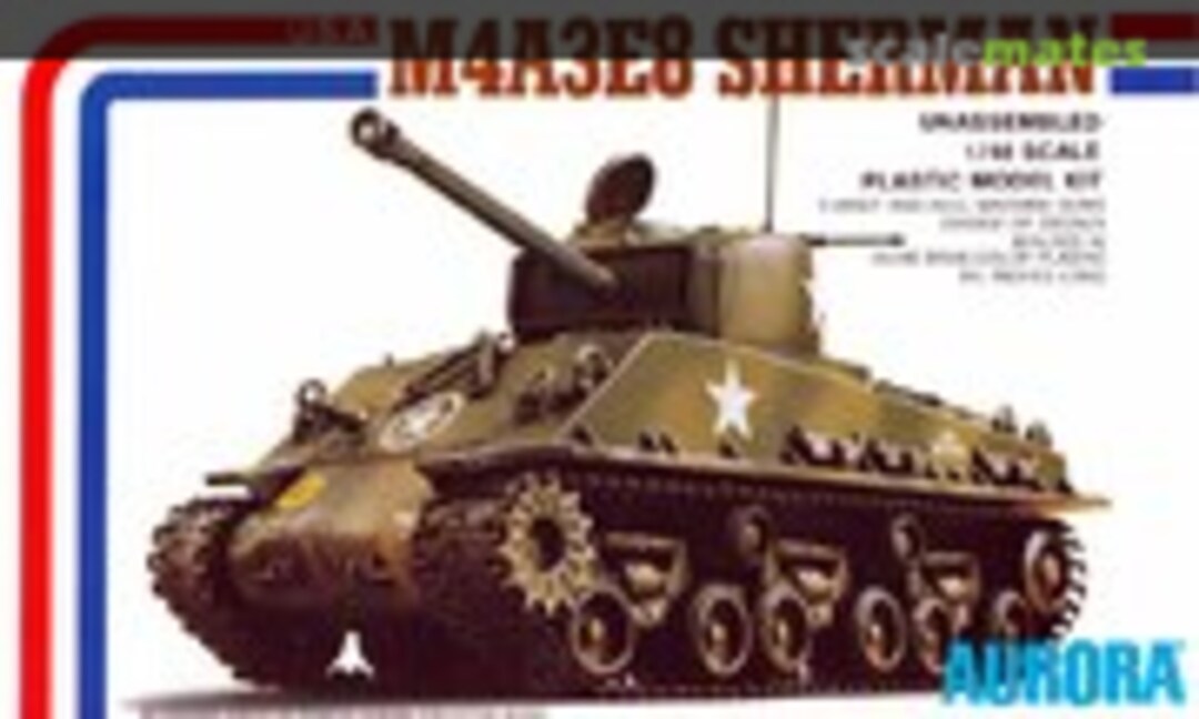 1:48 M4A3E8 Sherman (Aurora 072)