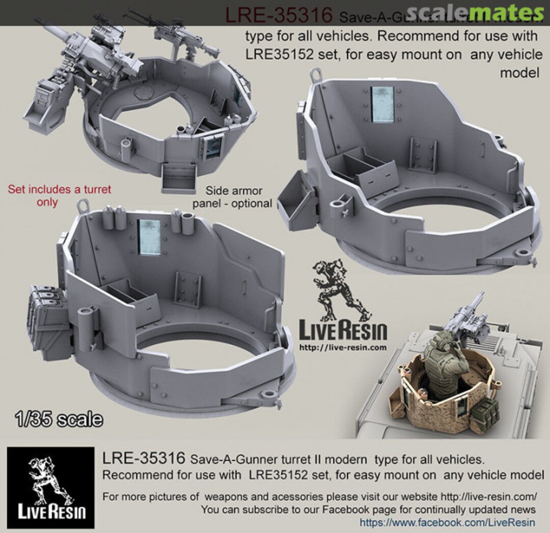 Boxart Save-A-Gunner Turret II Modern Type LRE-35316 Live Resin