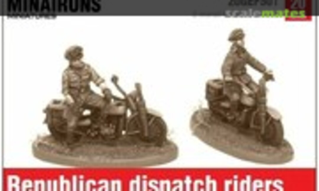 1:72 Republican dispatch riders (Minairons Miniatures 20GEF501)