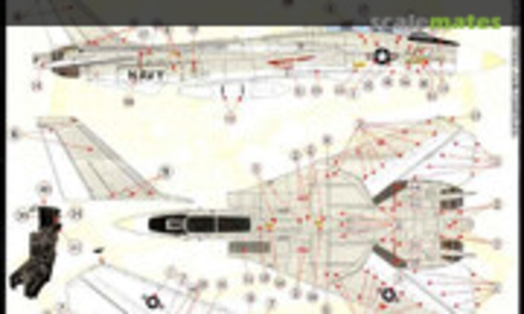 1:72 F-14 Stencils &amp; Data (Furball Aero-Design 72-010)