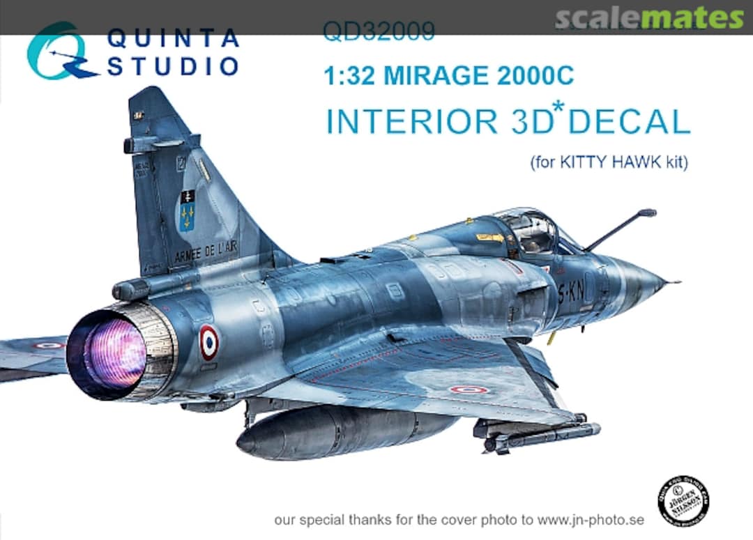 Boxart Mirage 2000C interior 3D decals QD32009 Quinta Studio