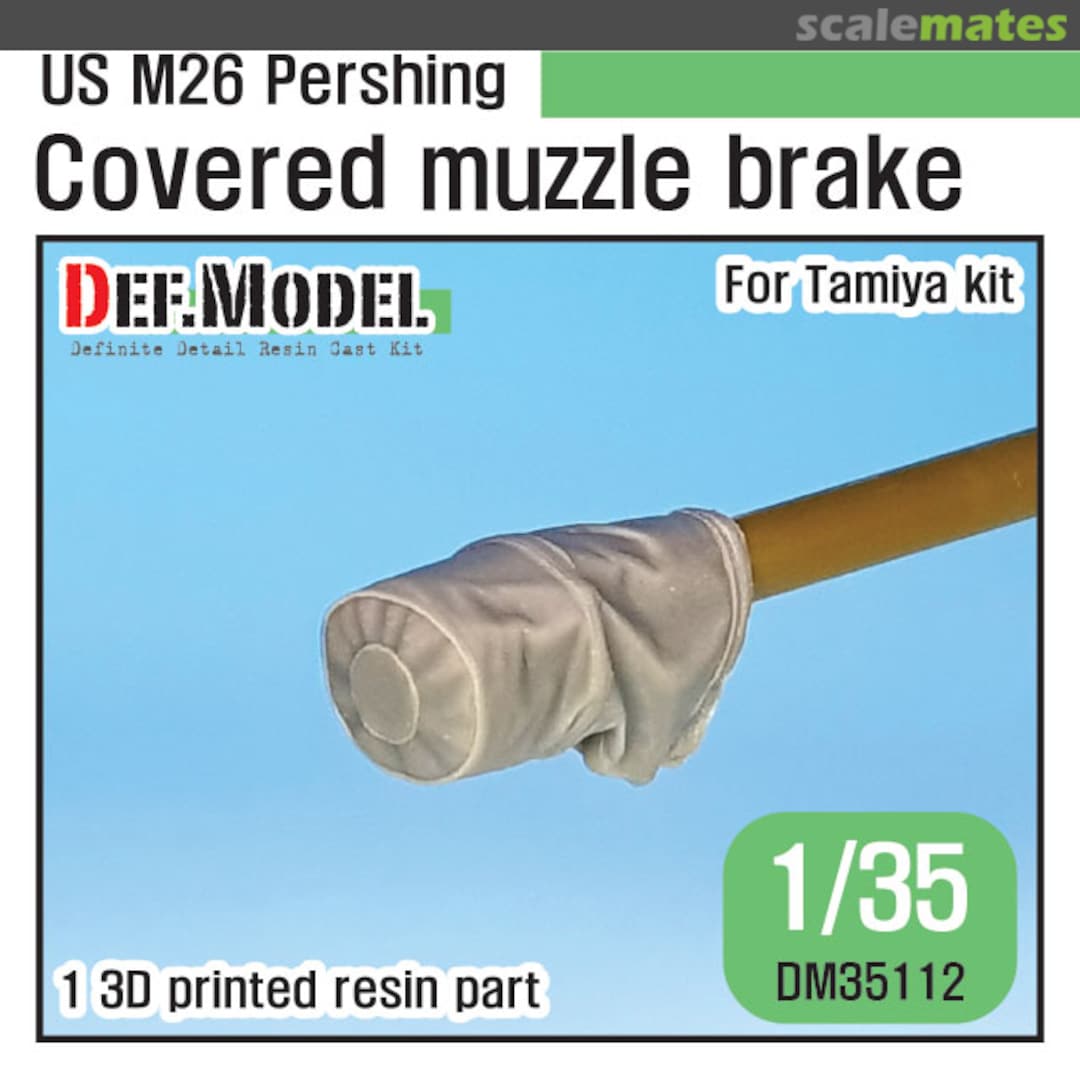 Boxart US M26 Pershing Covered muzzle brake DM35112 Def.Model