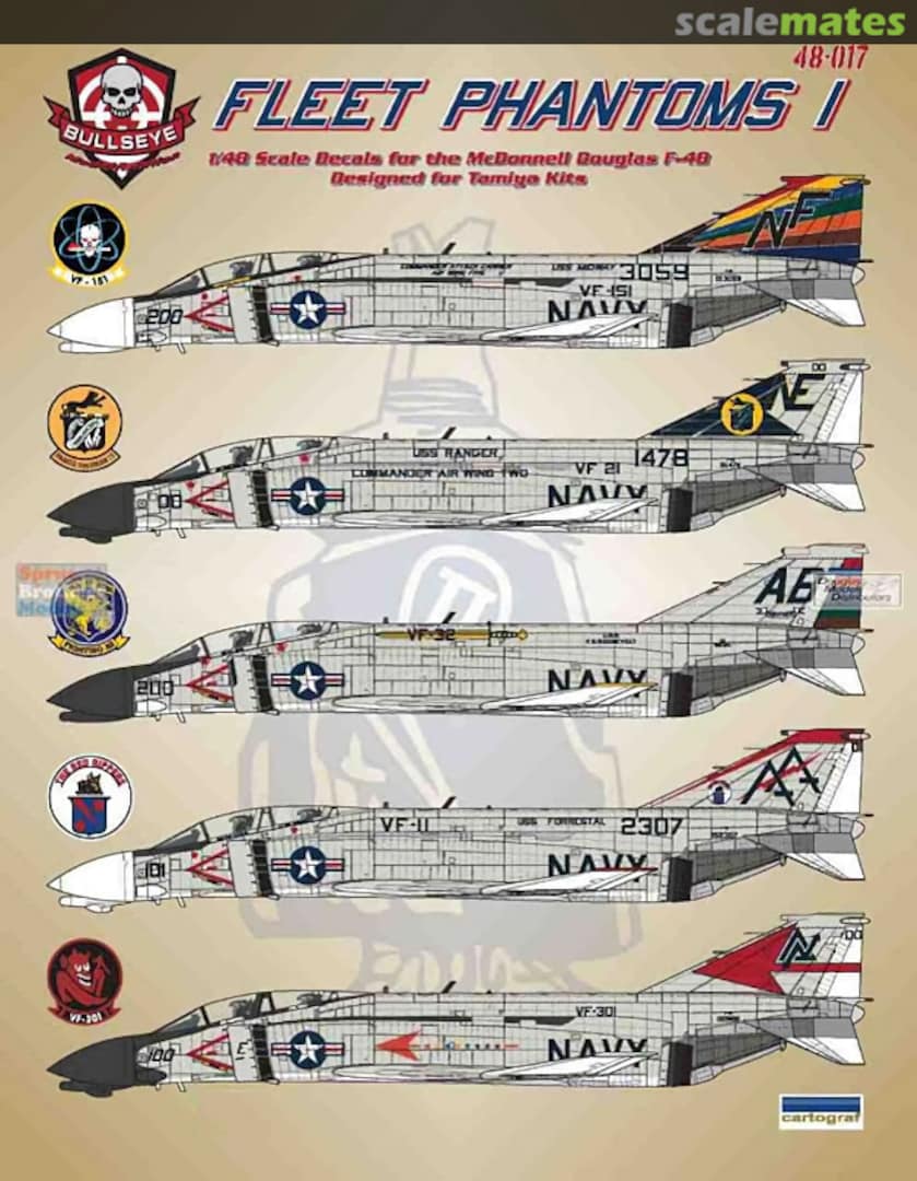 Boxart Fleet Phantoms I 48-017 Bullseye