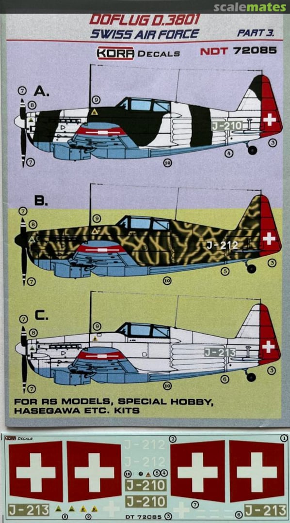 Boxart Doflug D.3801 NDT72085 Kora Models