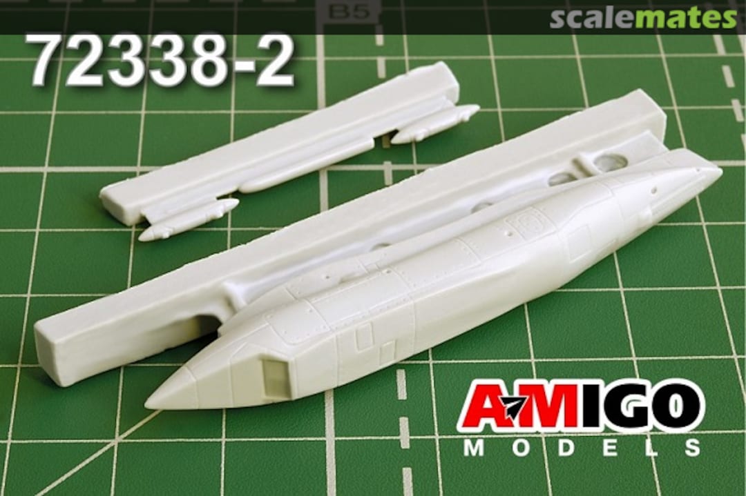 Boxart MiG-21R Reconnaissance container type “D” 72338-2 Amigo Models