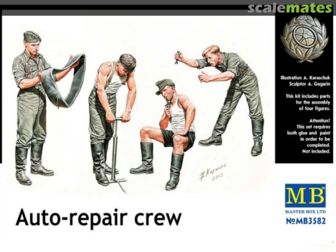 Boxart Auto-Repair Crew MB3582 Master Box