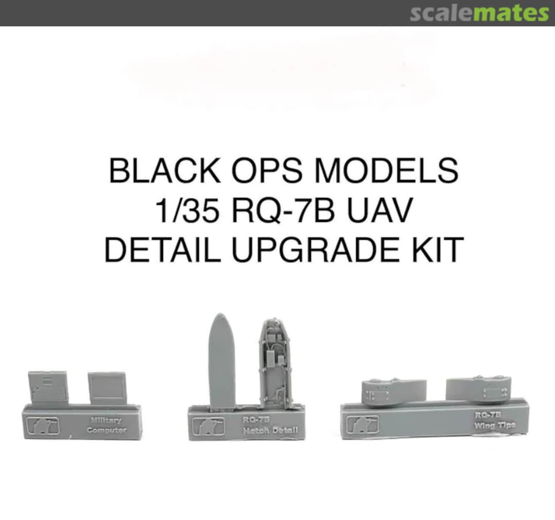 Contents RQ-7B UAV detail kit  Black Ops Models