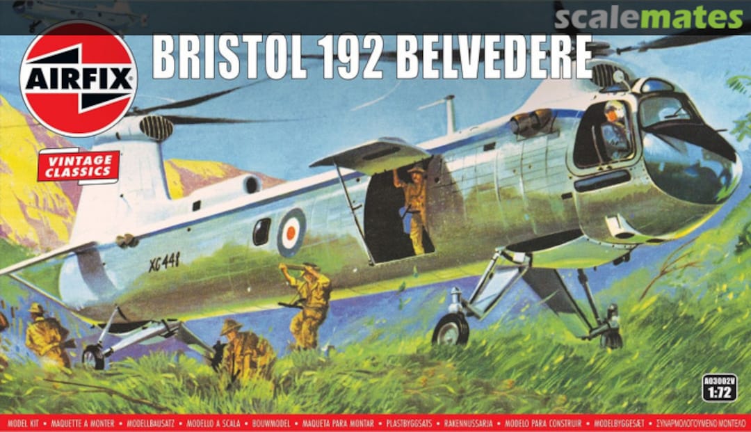 Boxart Bristol 192 Belvedere A03002V Airfix