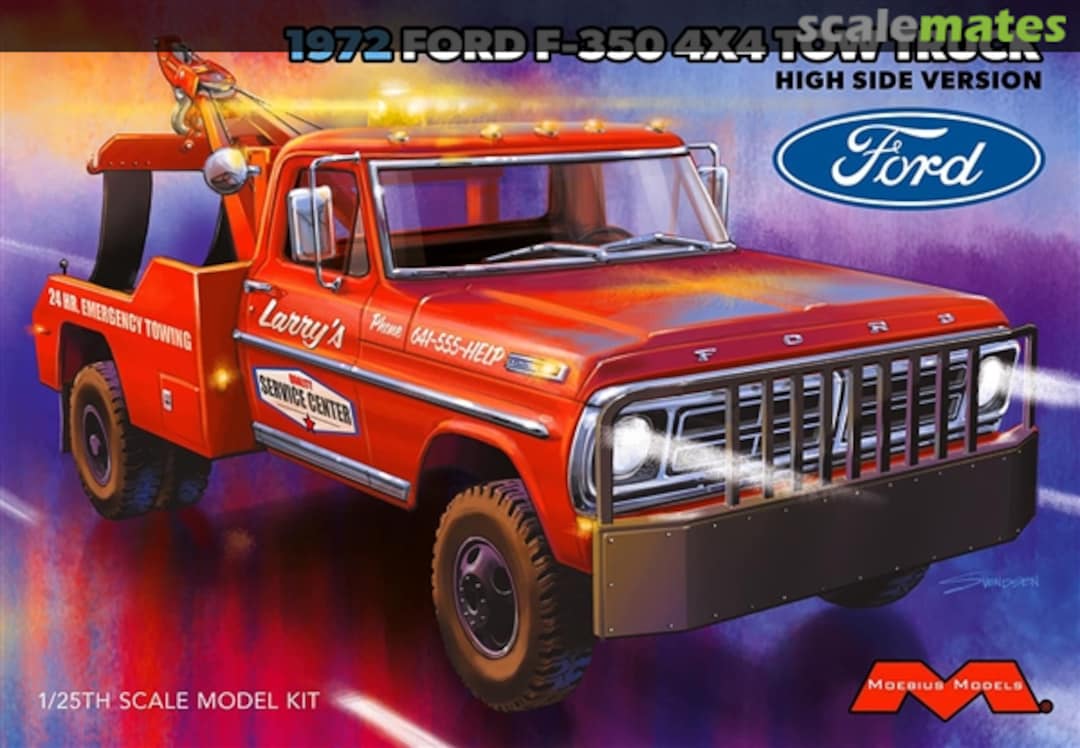 Boxart 1972 Ford F350 4X4 2598 Moebius Models