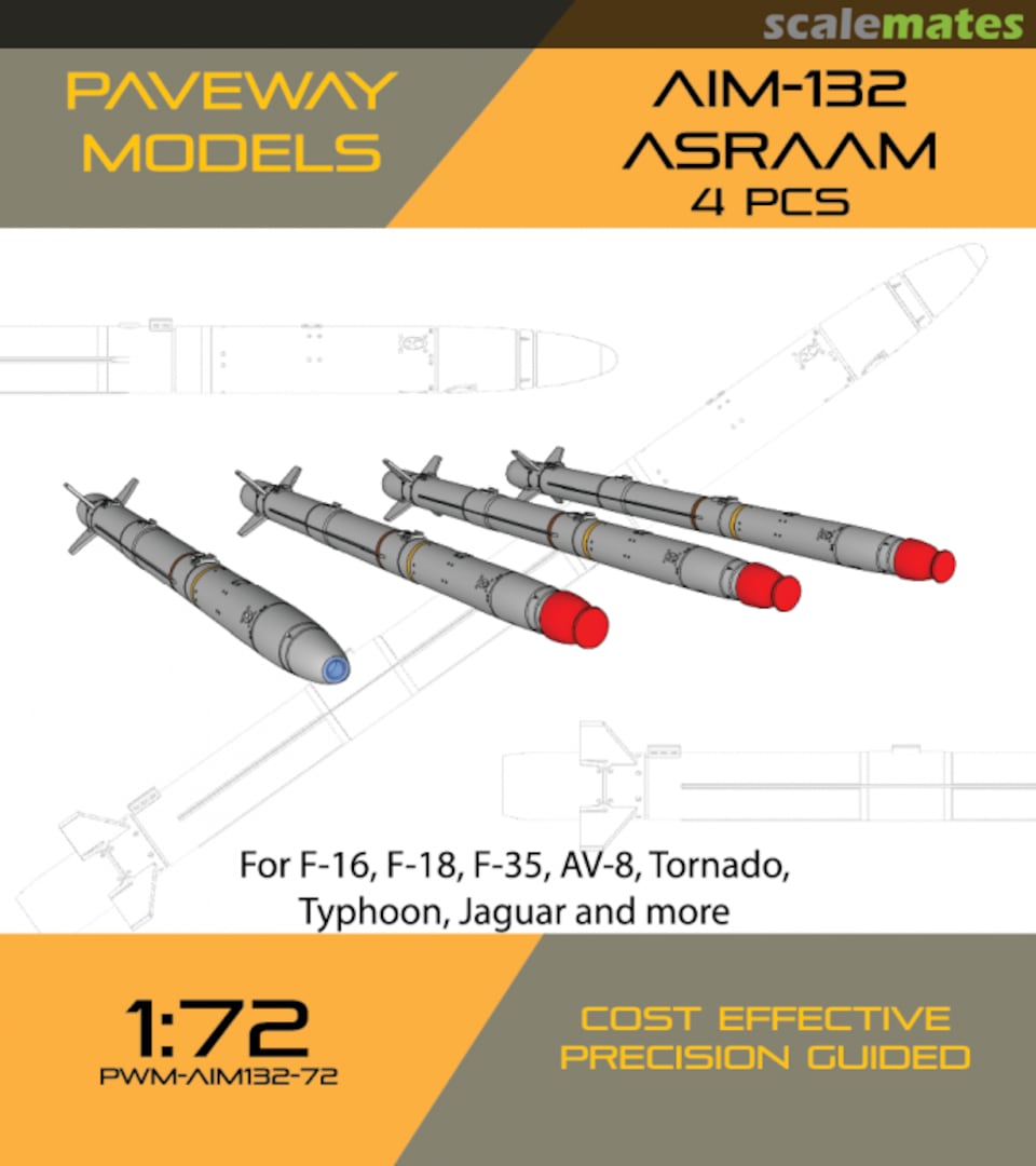 Boxart AIM-132 ASRAAM PWM-AIM132-72 Paveway Models