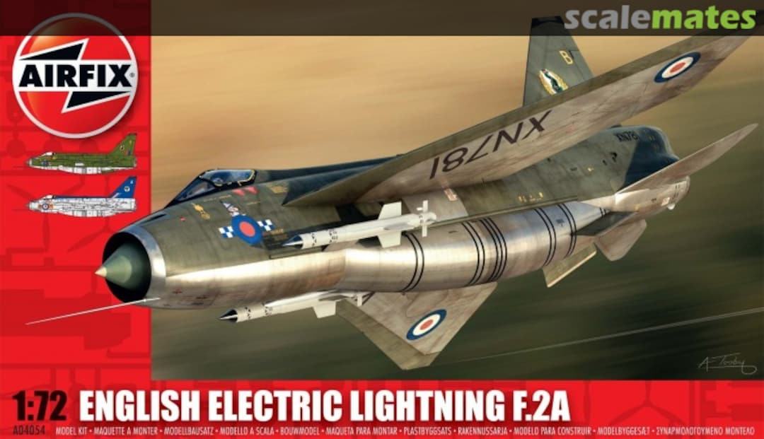 Boxart English Electric Lightning F.2A A04054 Airfix