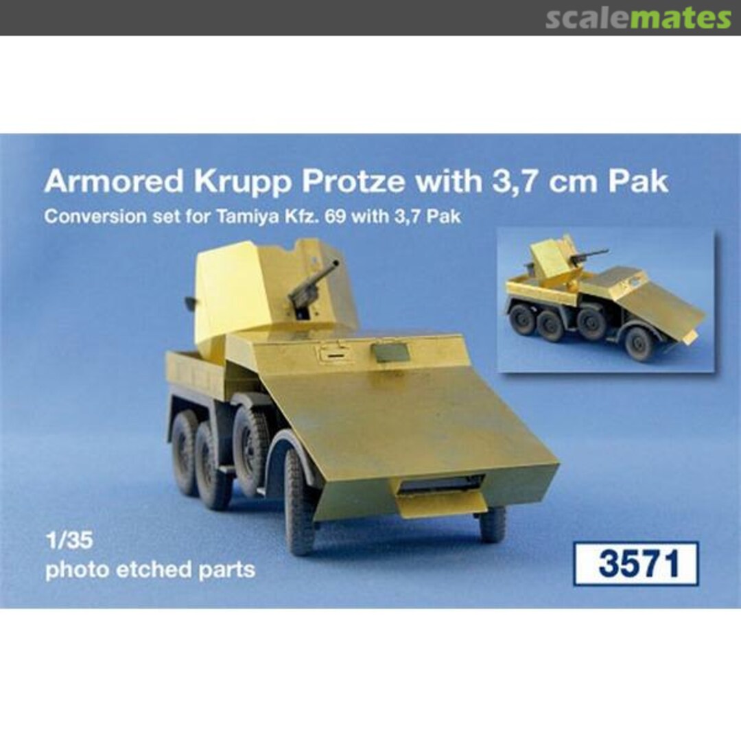 Boxart Armored Krupp Protze with 3,7 cm Pak 3571 Schatton Modellbau