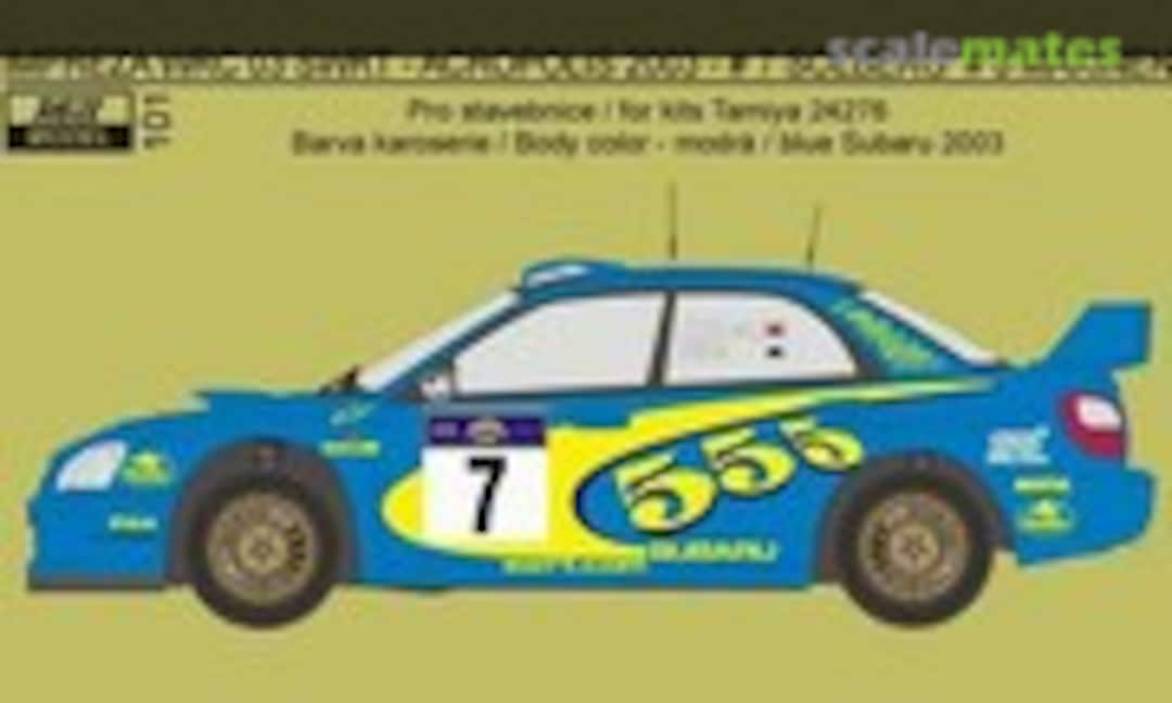 1:24 Subaru Impreza WRC SWRT Rally Acropolis 2003 – „555&quot; (REJI Model 101)