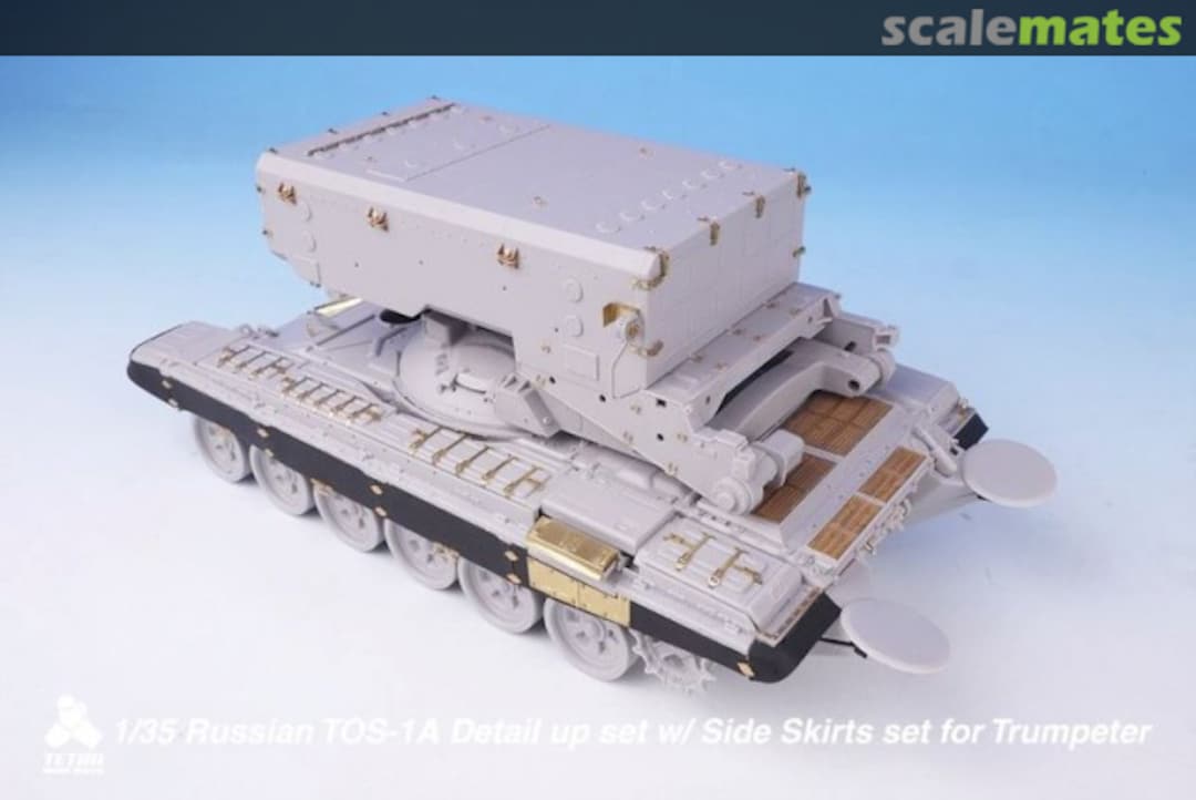 Boxart Russian TOS-1A Detail up set w/ Side Skirts set for Trumpeter ME-35026 Tetra Model Works