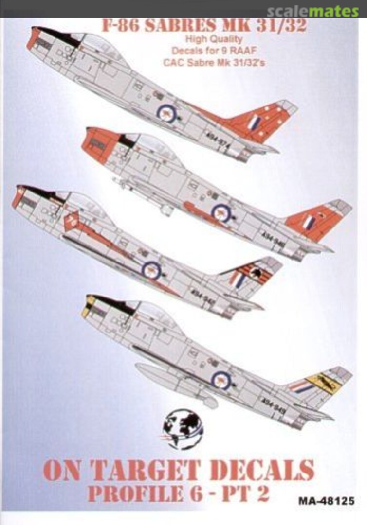 Boxart F-86 Sabres MK 31/32 MA-48125 Model Alliance