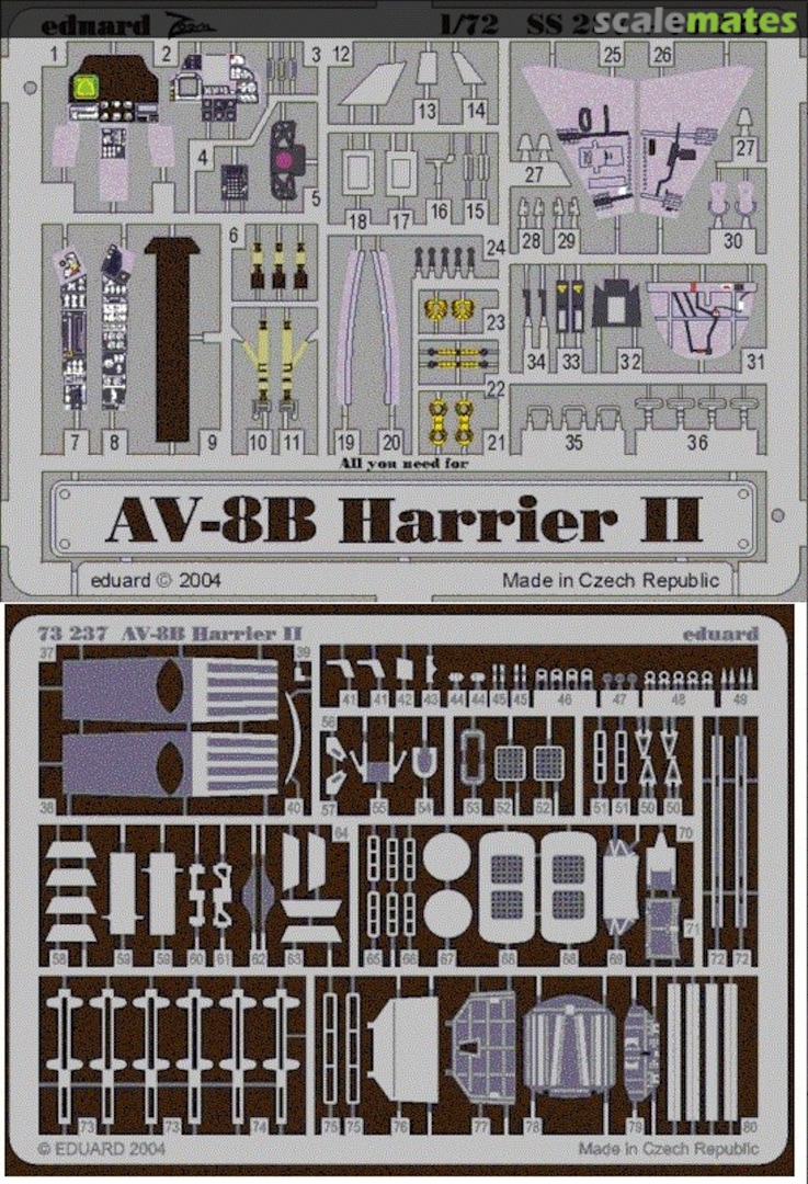 Boxart Av-8B Harrier II 73237 Eduard