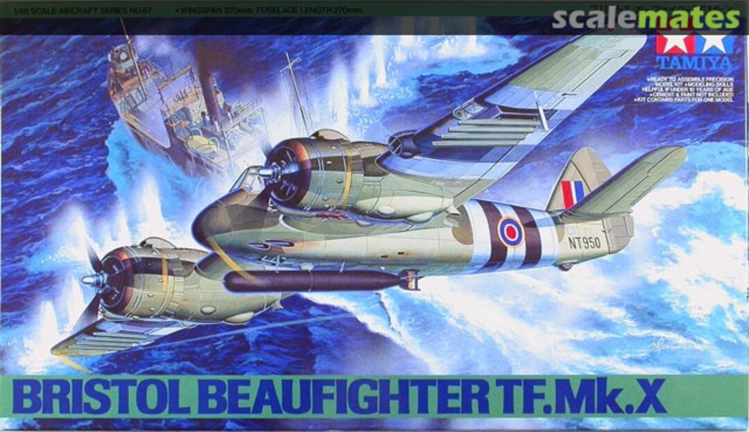 Boxart Bristol Beaufighter TF.Mk.X 61067 Tamiya