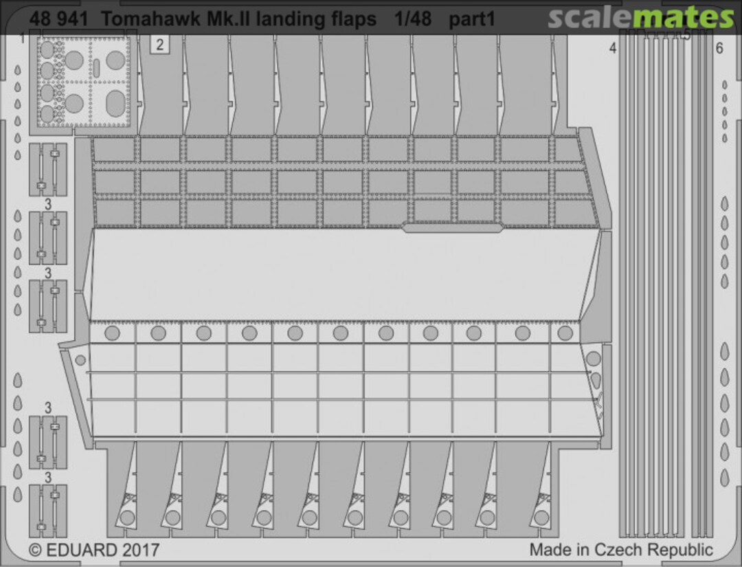 Boxart Tomahawk Mk.II landing flaps 48941 Eduard