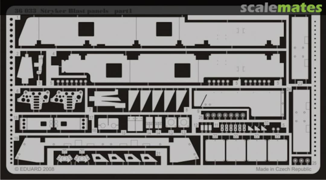 Boxart Stryker Blast panels 36033 Eduard