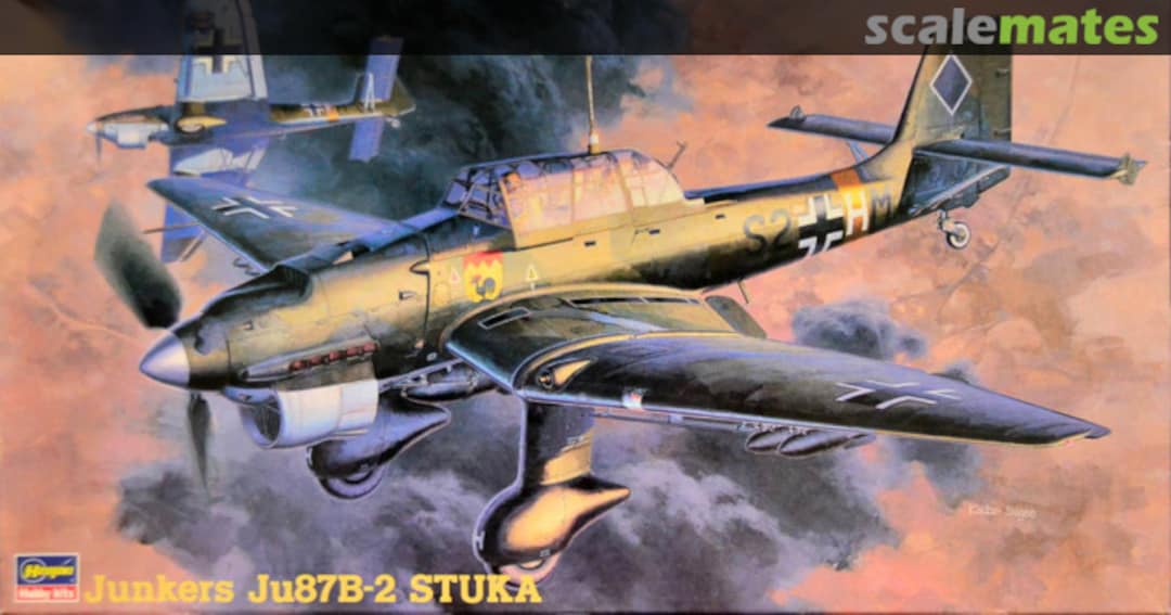 Boxart Junkers Ju 87B-2 Stuka 09197 Hasegawa