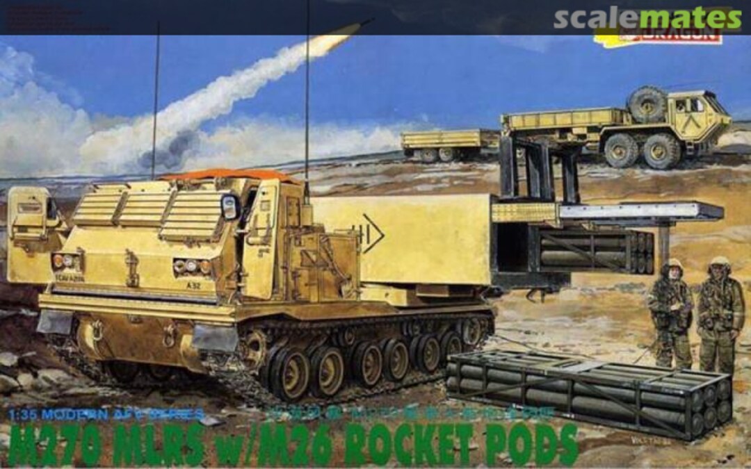 Boxart M270 MLRS w/M26 Rocket Pods 3523 Shanghai Dragon