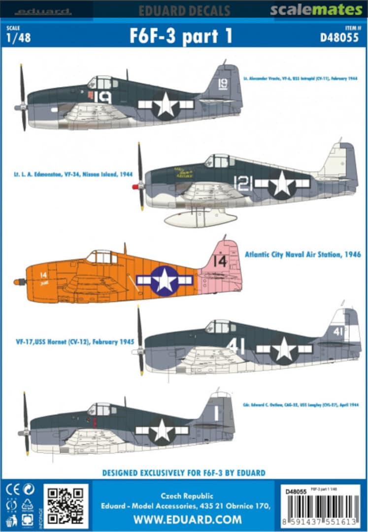 Boxart F6F-3 part 1 D48055 Eduard