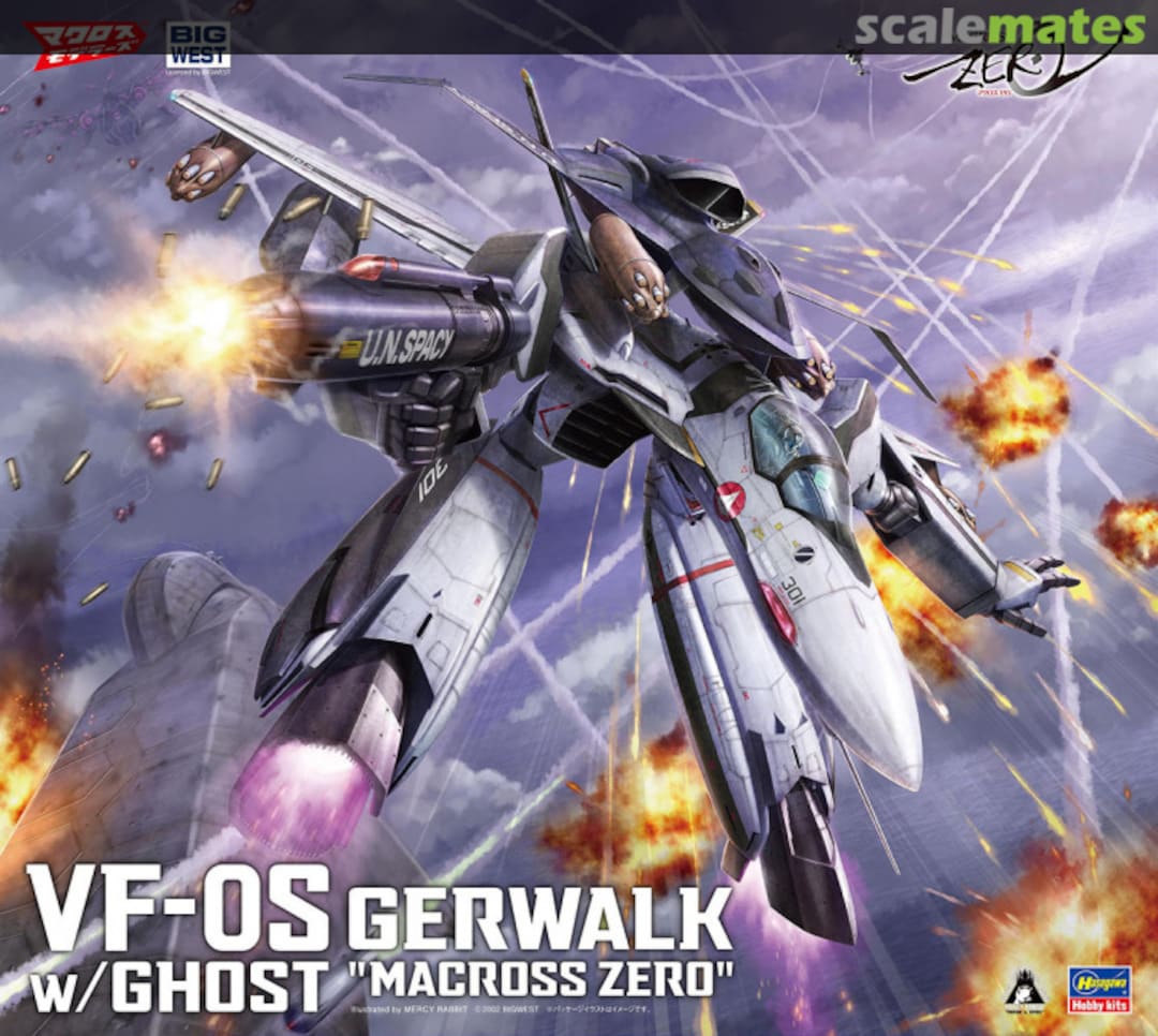 Boxart VF-0S Gerwalk w/Ghost 65889 Hasegawa