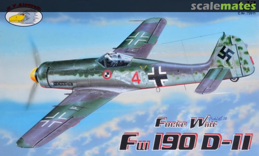 Boxart Focke Wulf Fw 190 D-11 72011 R.V.Aircraft