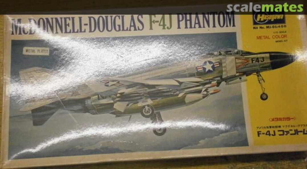 Boxart McDonnell Douglas F-4J Phantom MJ-01:400 Hasegawa