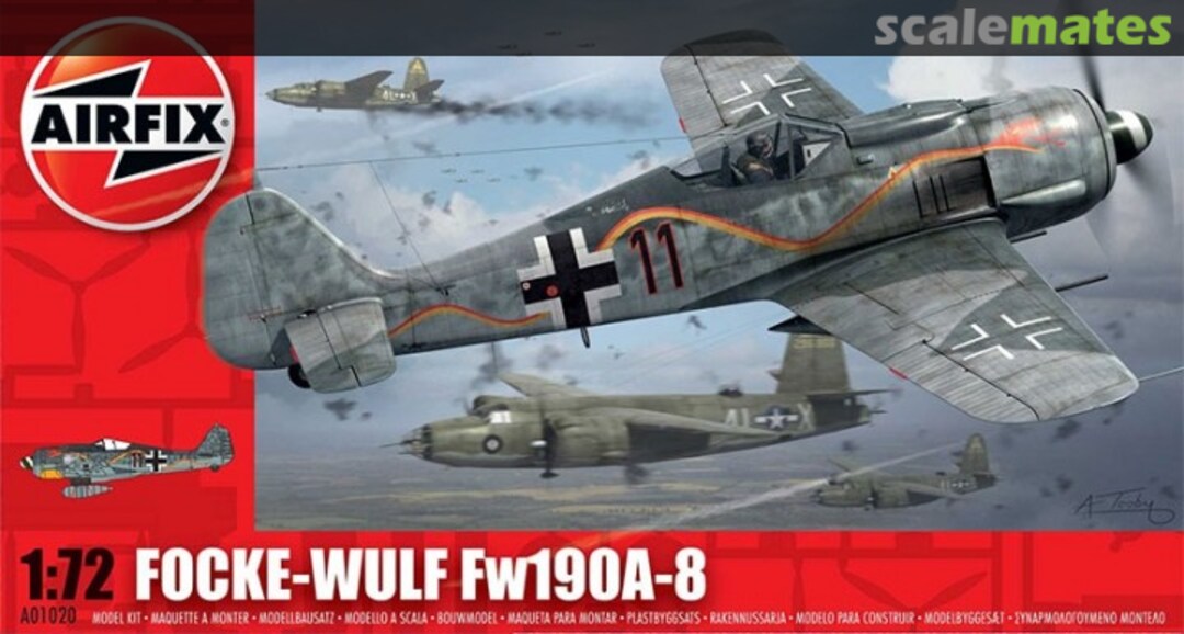 Boxart Focke-Wulf Fw190A-8 A01020 Airfix