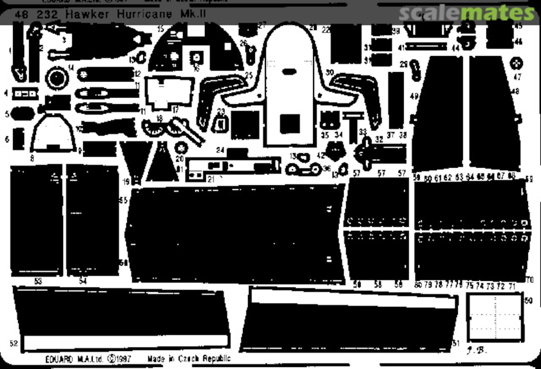 Boxart Hawker Hurricane Mk.II 48232 Eduard