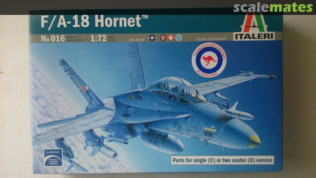 Boxart F/A-18 Hornet 016 Italeri