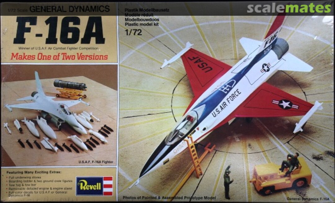 Boxart General Dynamics F-16A 4437 Revell