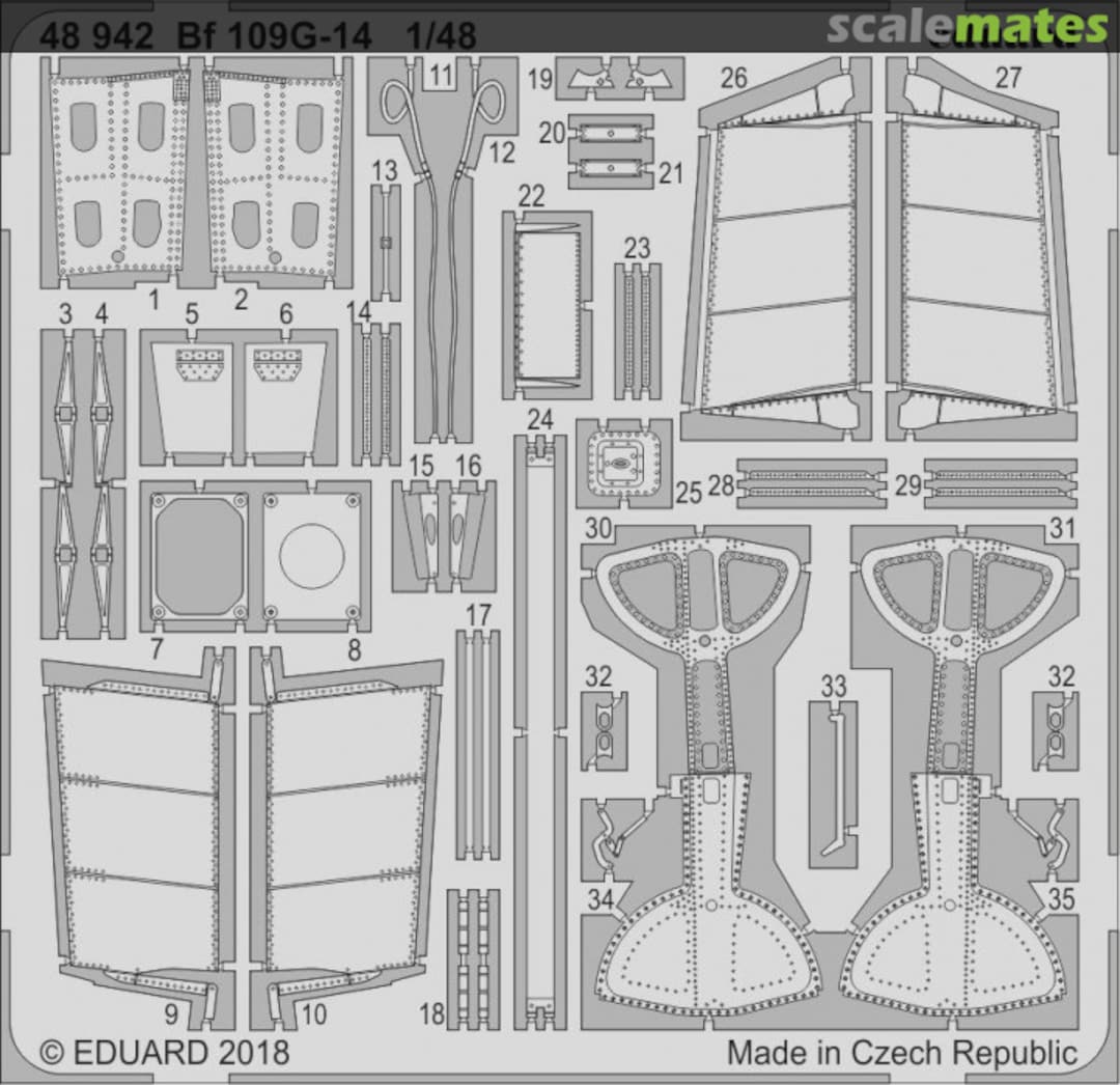 Boxart Bf 109G-14 48942 Eduard