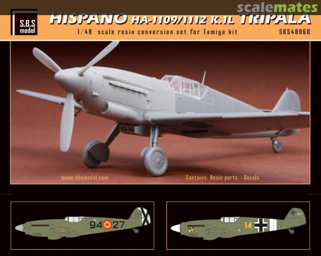 Boxart Hispano HA-1109/1112 K.1L Tripala 48060 SBS Model